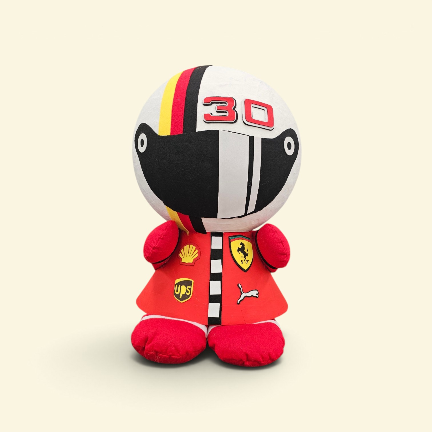 Piñata de Piloto Blanco F1 — Hecha a mano